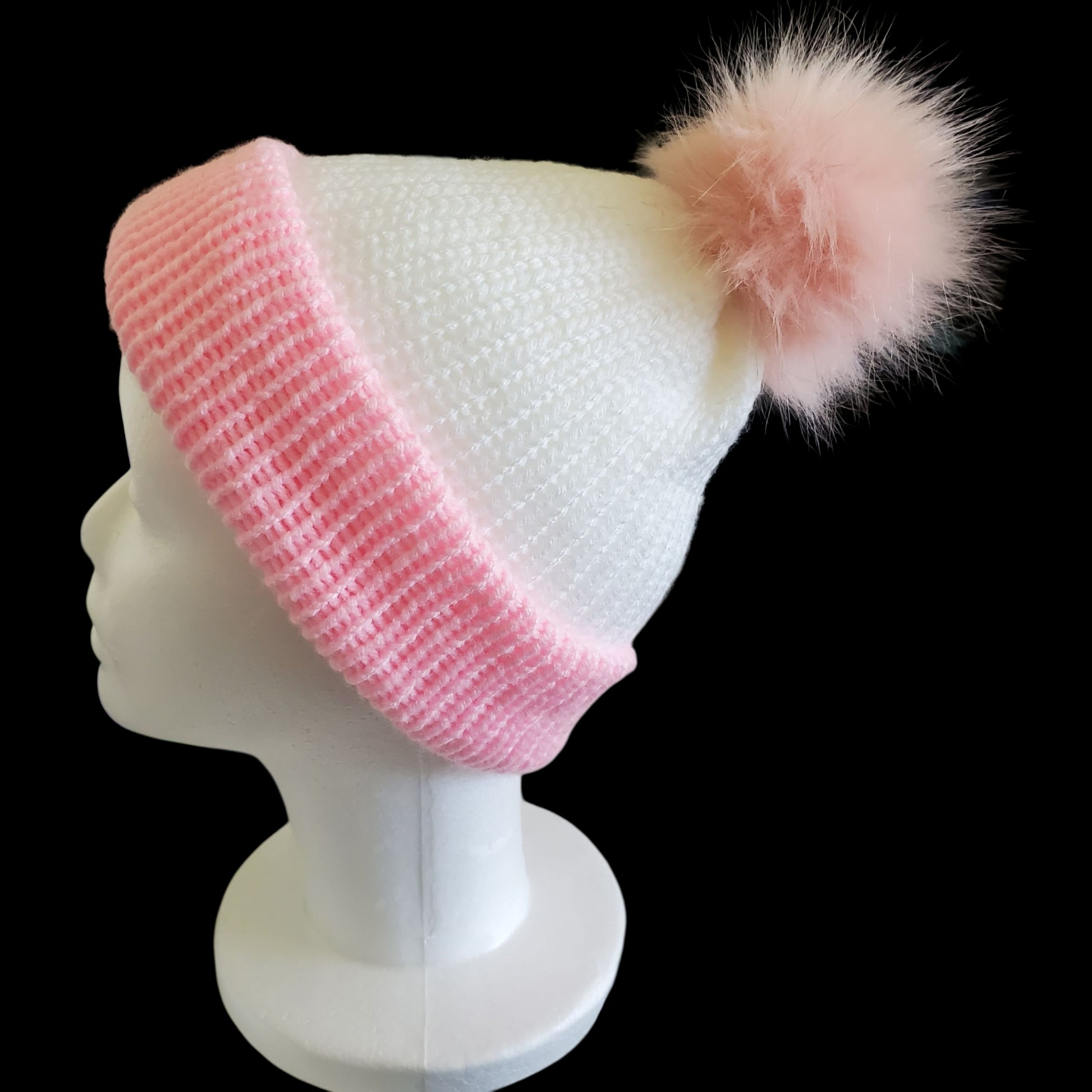 Knit Beanie with Pom Pom Adult
