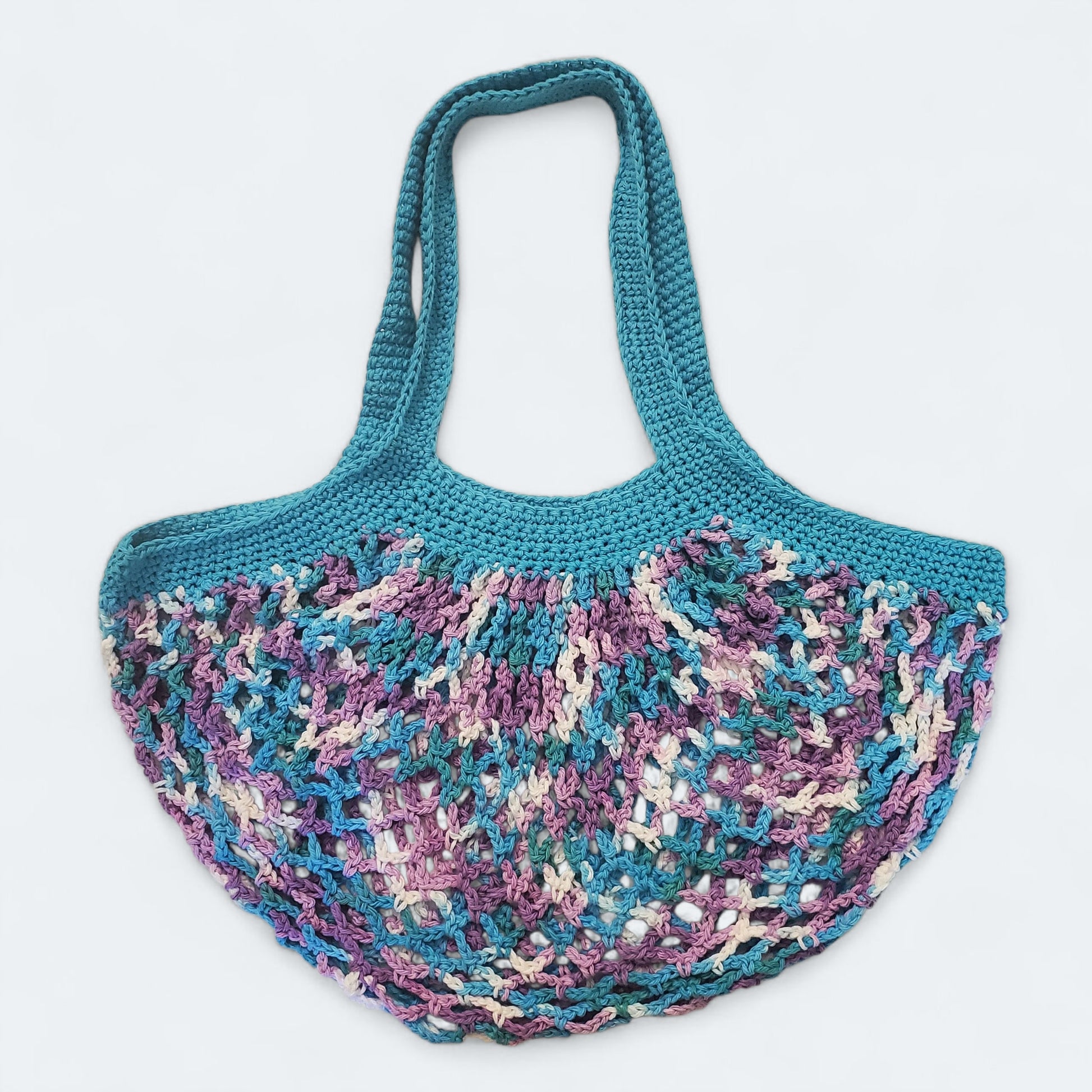 Mesh Crochet Beach Market Bag Handmade