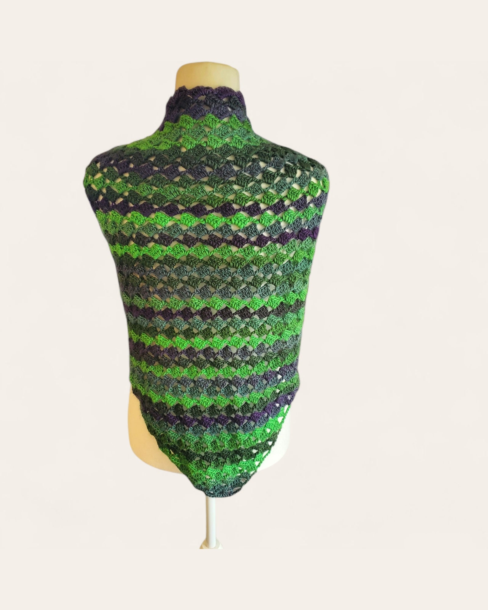Handmade Crochet Bactus Shawl