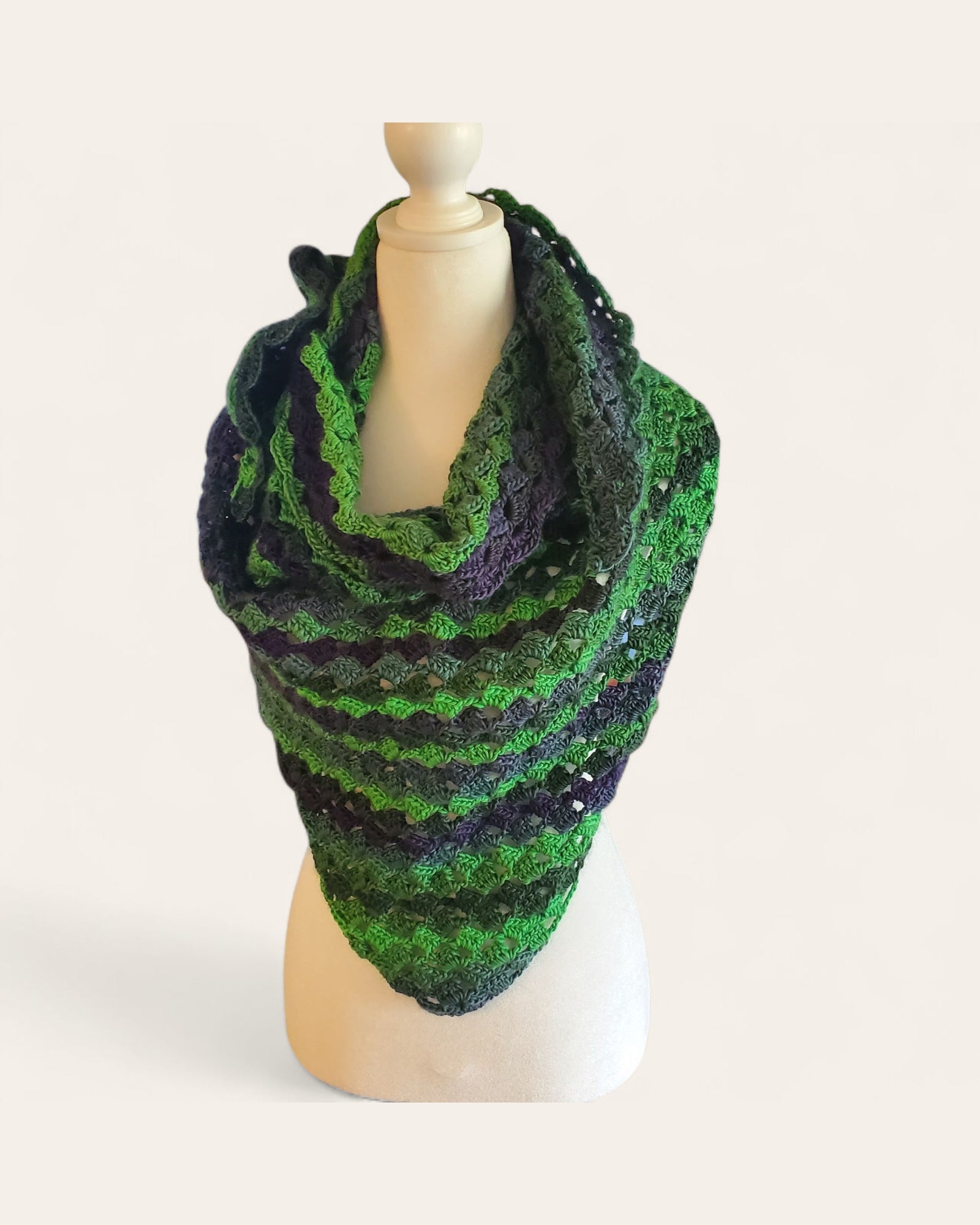 Handmade Crochet Bactus Shawl