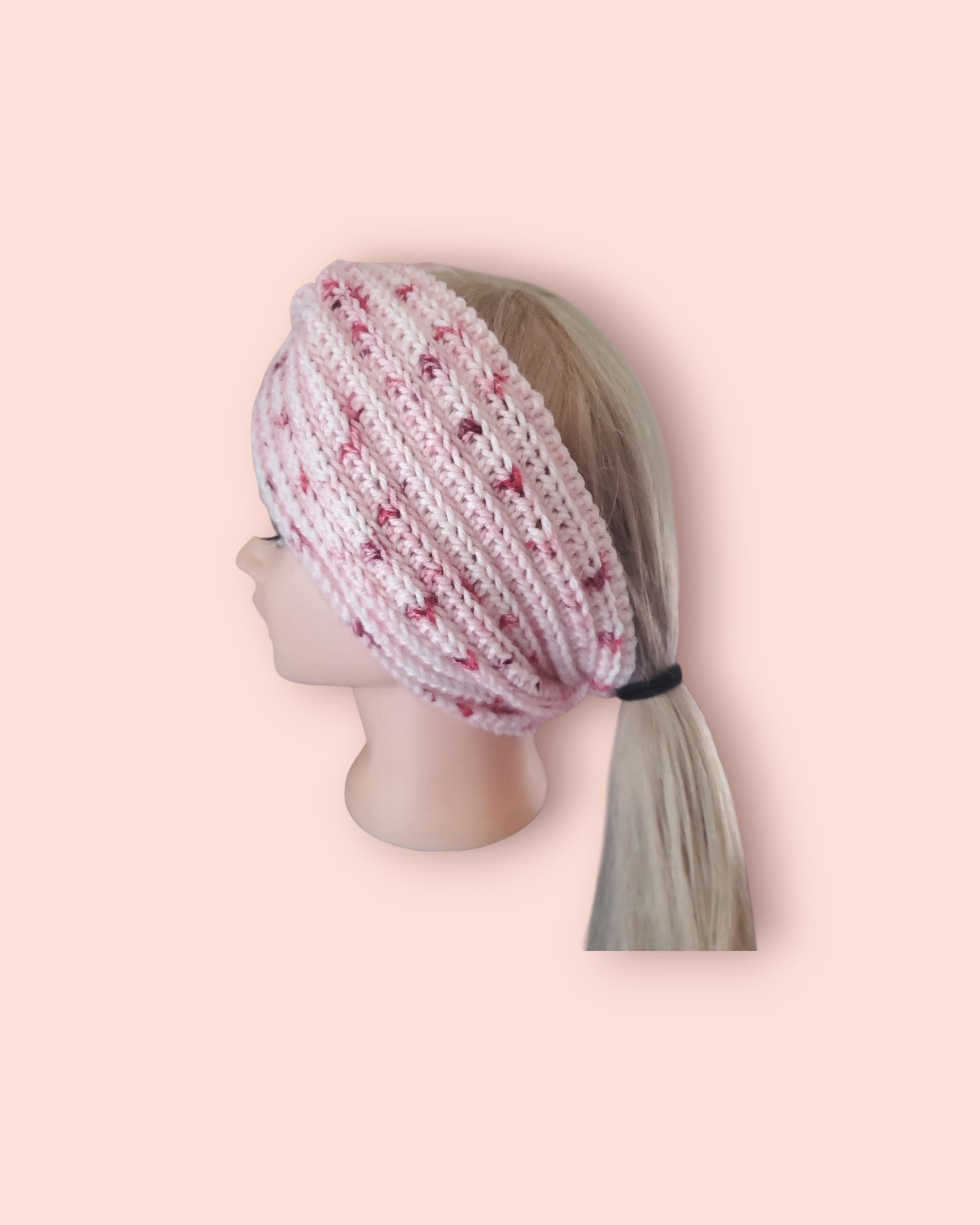 Crochet HeadBand  Ear Warmer Hand Made Large Adult