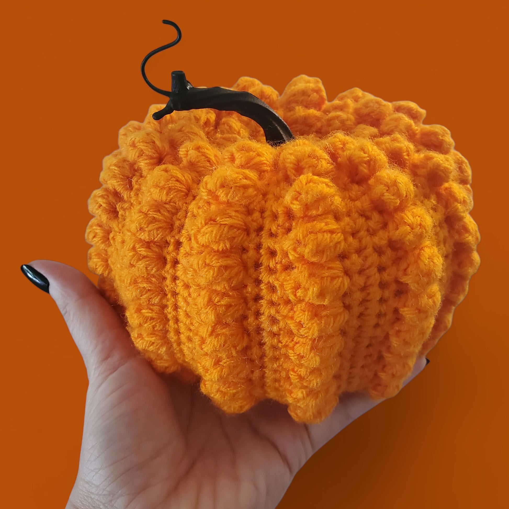 Crochet Pumpkin Holiday Decoration Handmade