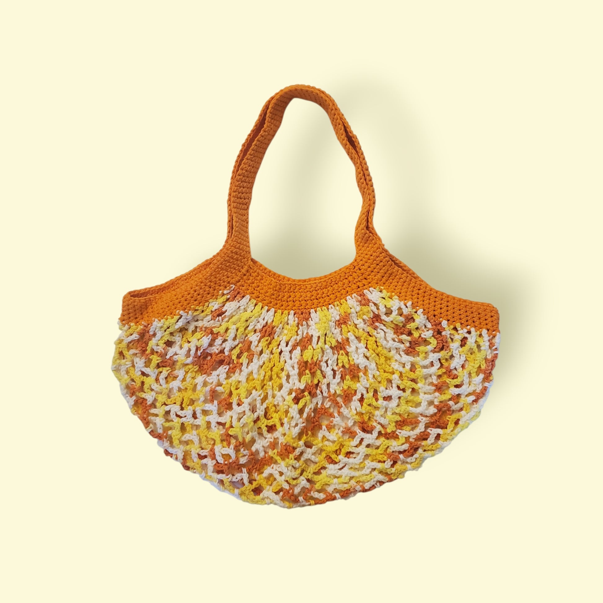 Mesh Crochet Beach Market Bag Handmade