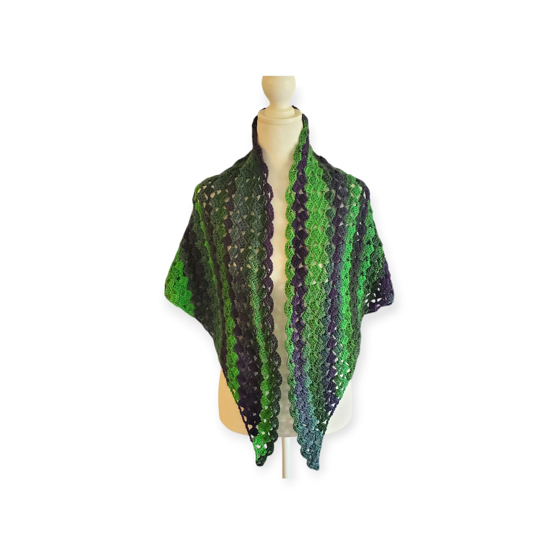Handmade Crochet Bactus Shawl