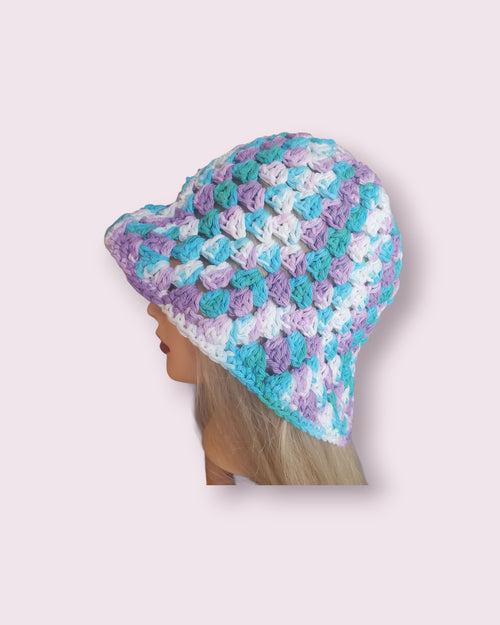 Crochet Handmade Bucket Hat Cotton