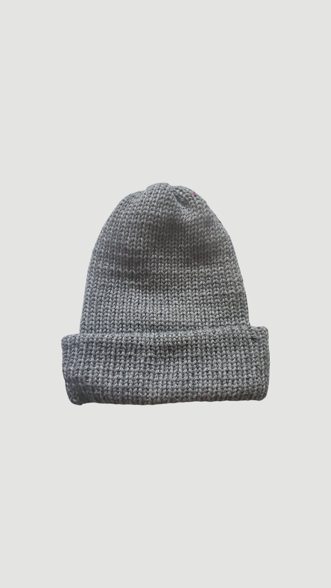 Beanie Cashmere Wool Blended Gray Color